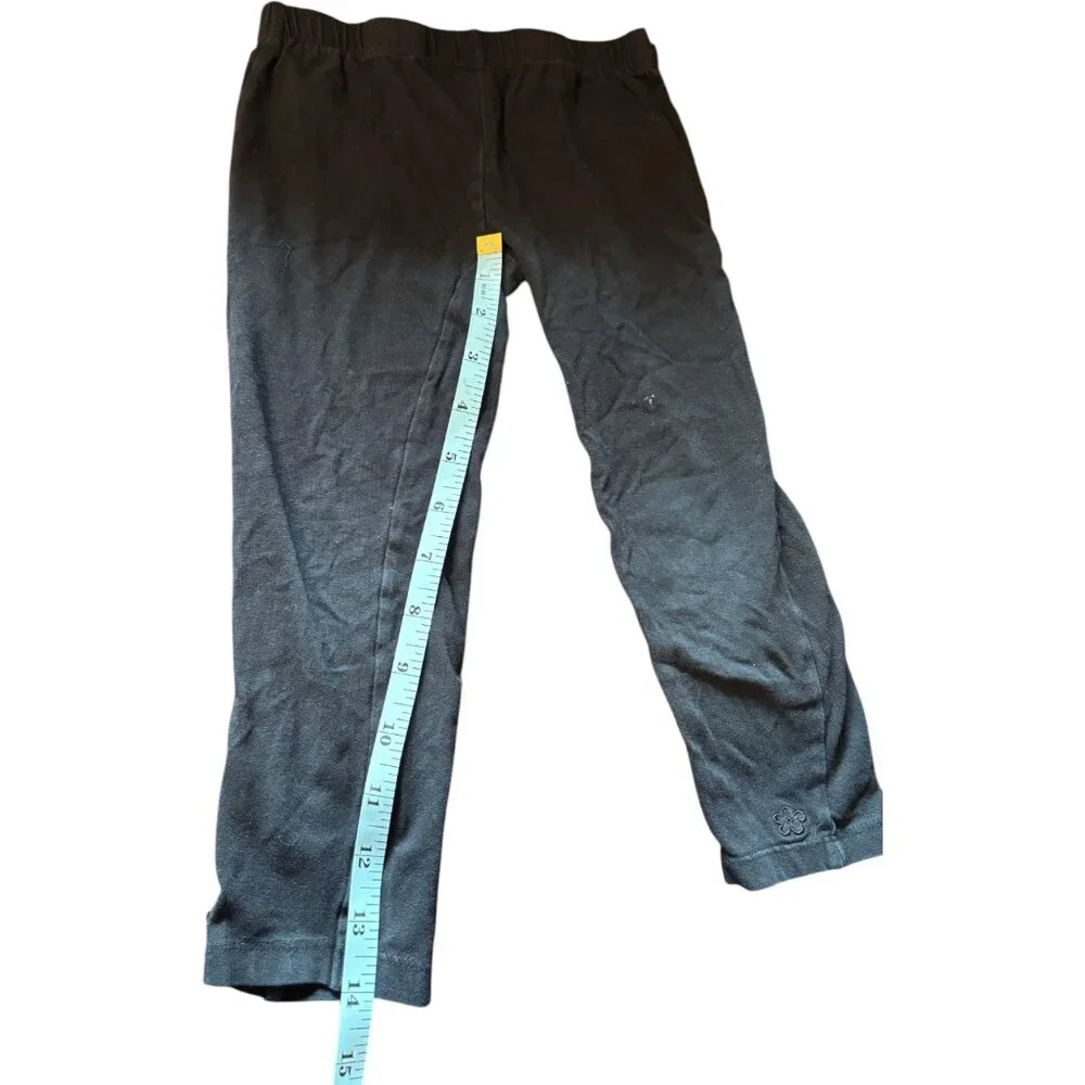 Limited Too girl's solid‎ black Leggings sz 4